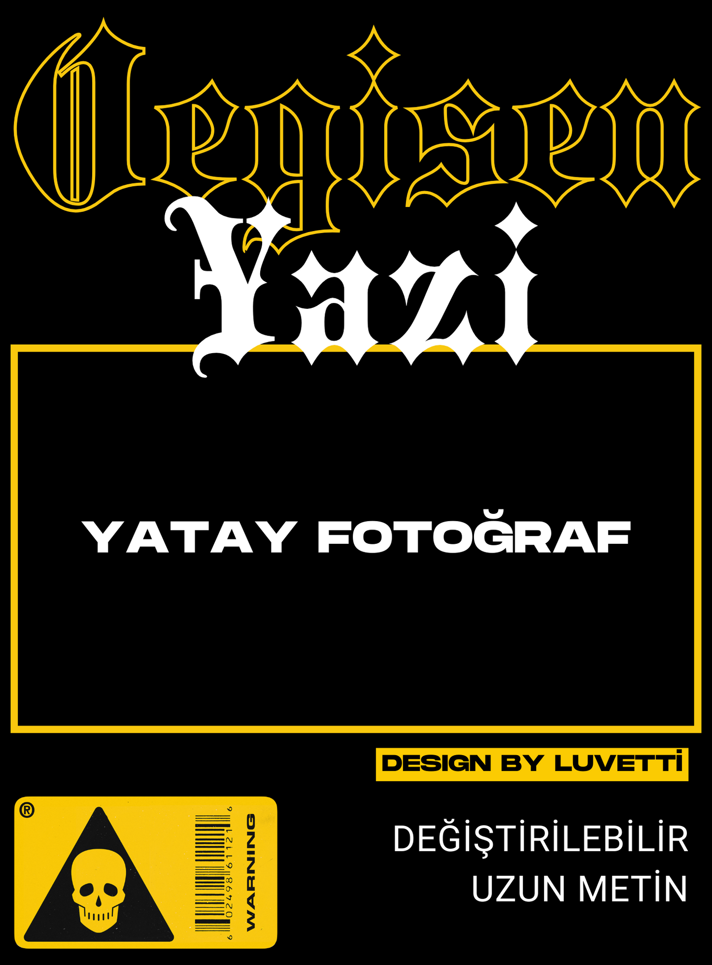 Luvetti™ Pretty Poison Kişiye Özel Tasarım Oversize T-Shirt