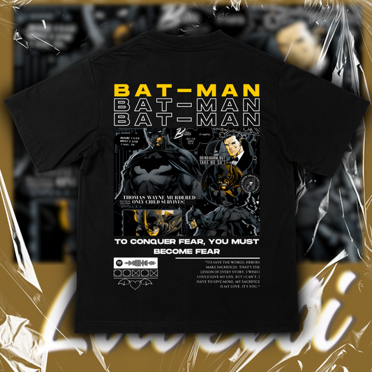 Luvetti™ Bat-Man Kişiye Özel Tasarım Oversize T-Shirt